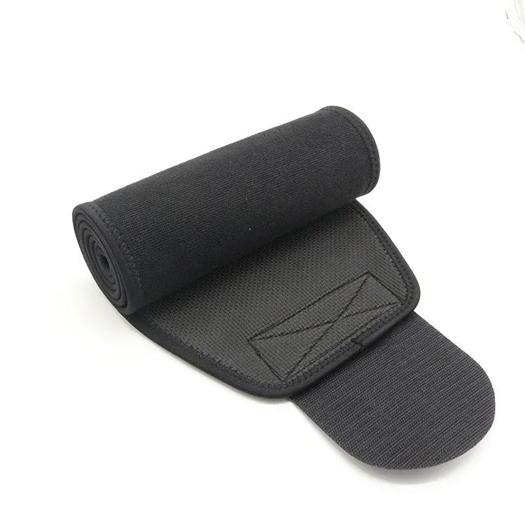 Neoprene lumbar support belt for fitness and sport in black, blue, and pink colour options