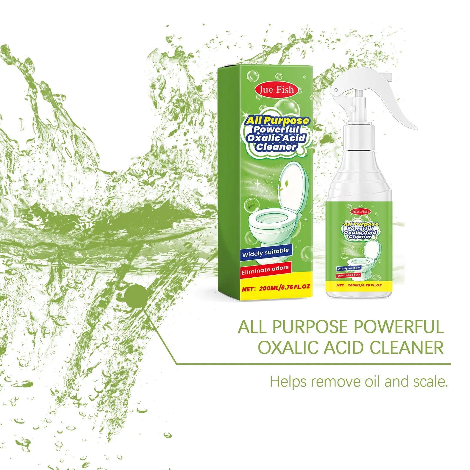 200ml kitchen grease cleaning spray bottle measuring 5.5x13.6cm for oven and hob cleaning