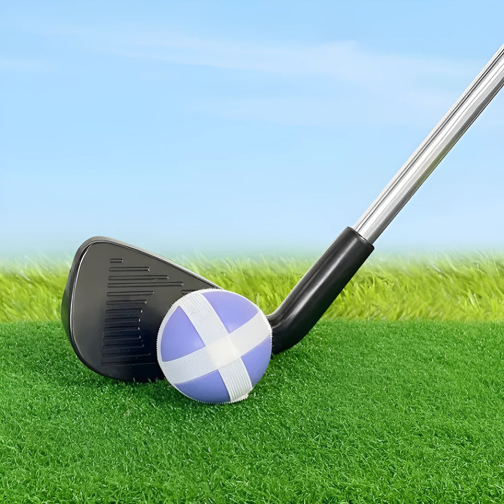 Golf metal club parent-child outdoor toy with adult club and children's club colour options