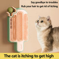 Ice cream shaped cat itch remover toy made of PP material for self grooming and massage