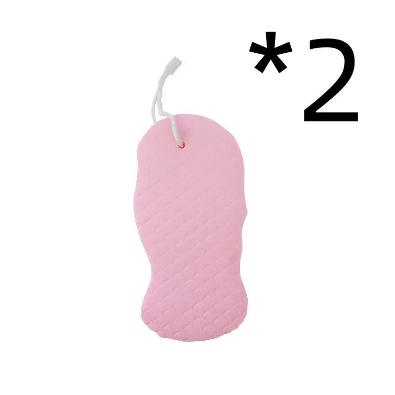 3D fish scale pattern bath sponge in multiple colours for gentle body exfoliation