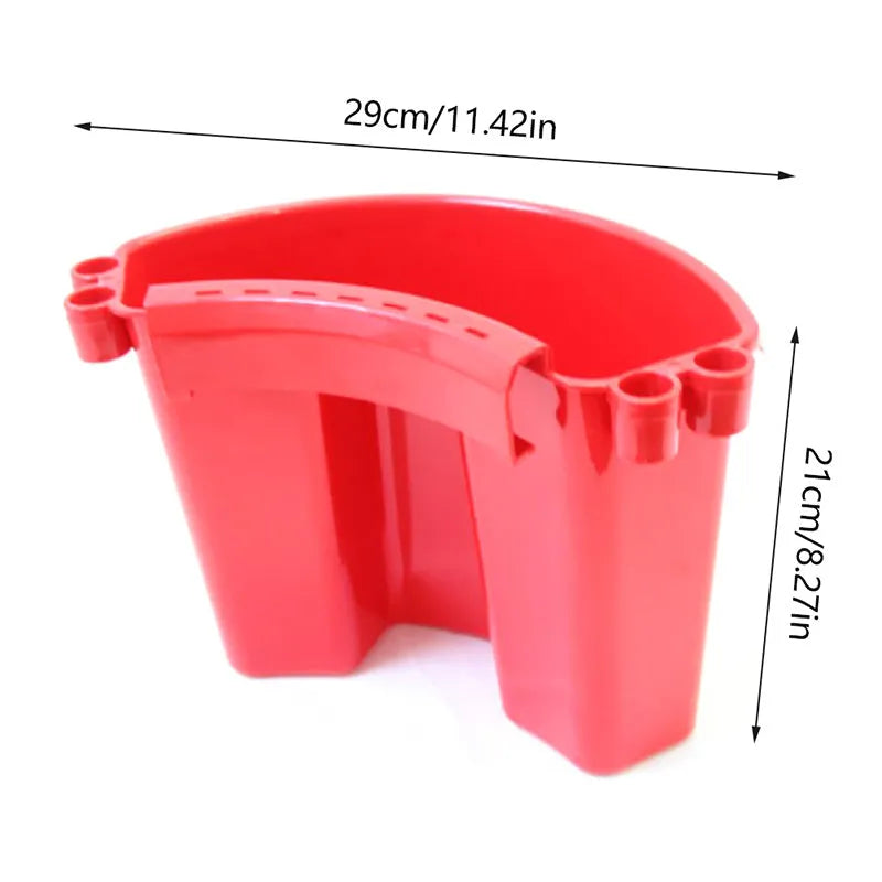 30-litre car washing bucket in black, red, blue, or pink colours for vehicle cleaning