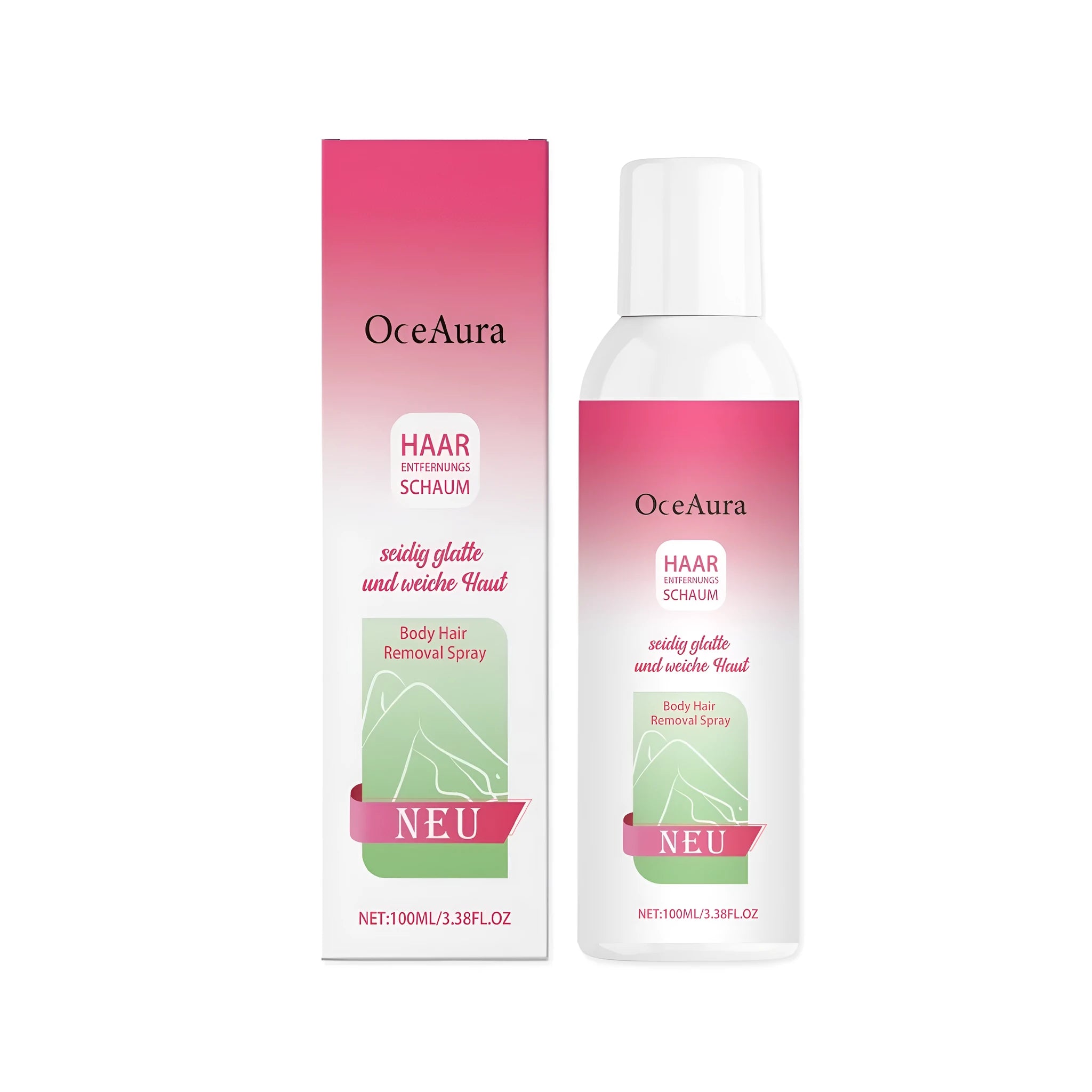 100ml body hair removal spray bottle with depilatory calcium thioacetate and glycerol formula