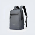 Graphite grey USB business backpack with oxford cloth construction and under 20 litre capacity