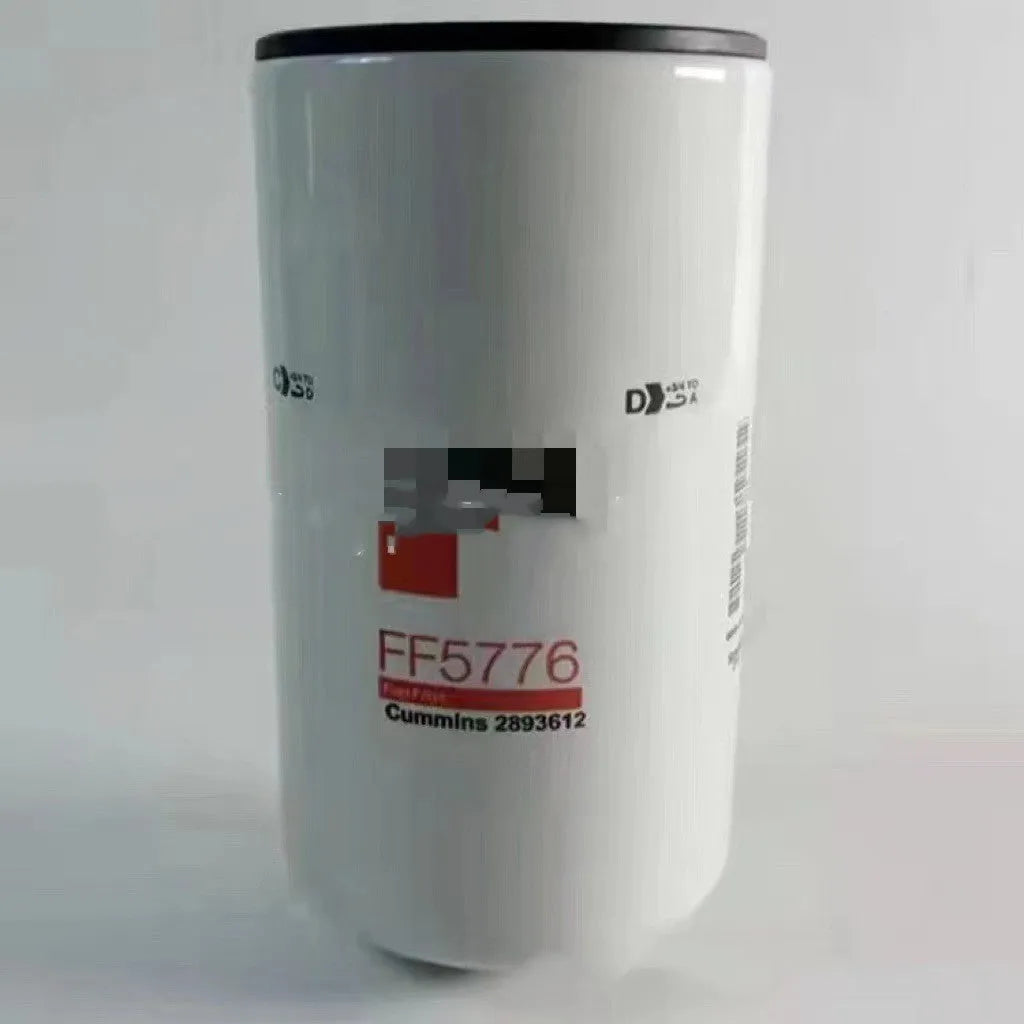 White metal folding diesel filter element model FF5776 for automotive engine oil systems.