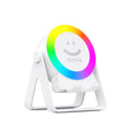 Induction bracket Bluetooth speaker with LED lighting in black or white colour