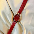 Chinese style alloy women's wristwatch with 8mm thickness and multiple dial design options