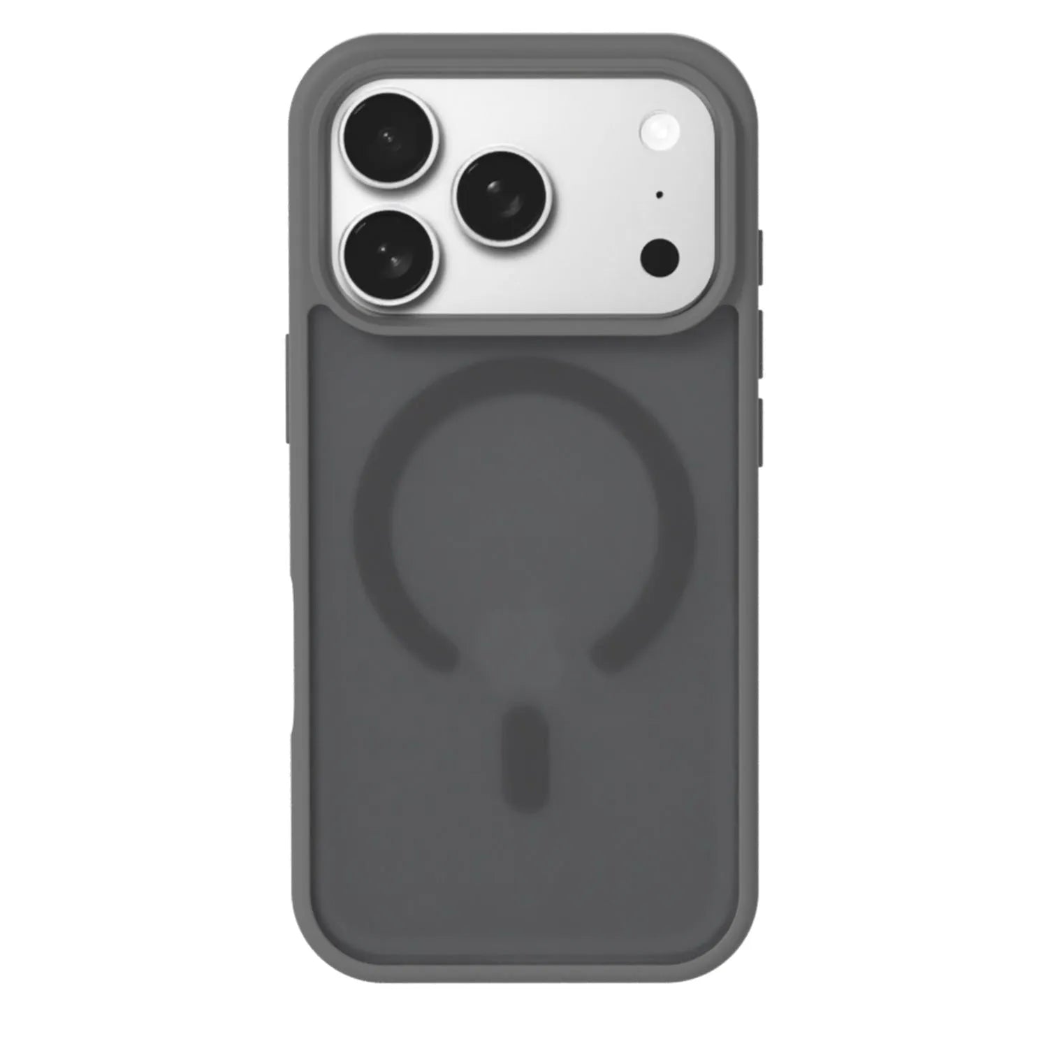 Frosted translucent magnetic phone case for iPhone with anti-skid and anti-fingerprint finish in multiple colours