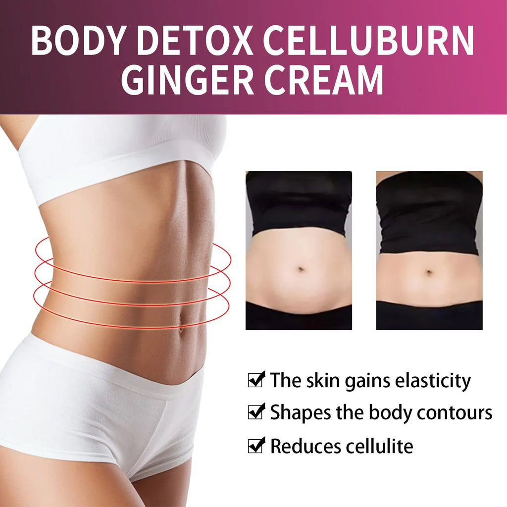 15g jar of ginger body slimming and thigh tightening cream