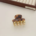 Dopamine retro acetate medium metal grip barrettes in four R08 colour variants