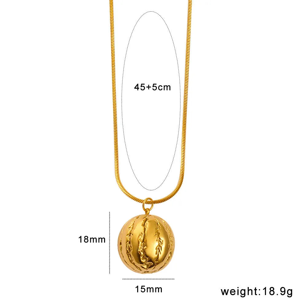 Women's stainless steel fruit pendant necklace with six colourful fruit designs on regular chain