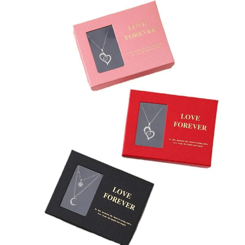 Korean-style soap flower gift box set in red, pink or black with gift box and handbag