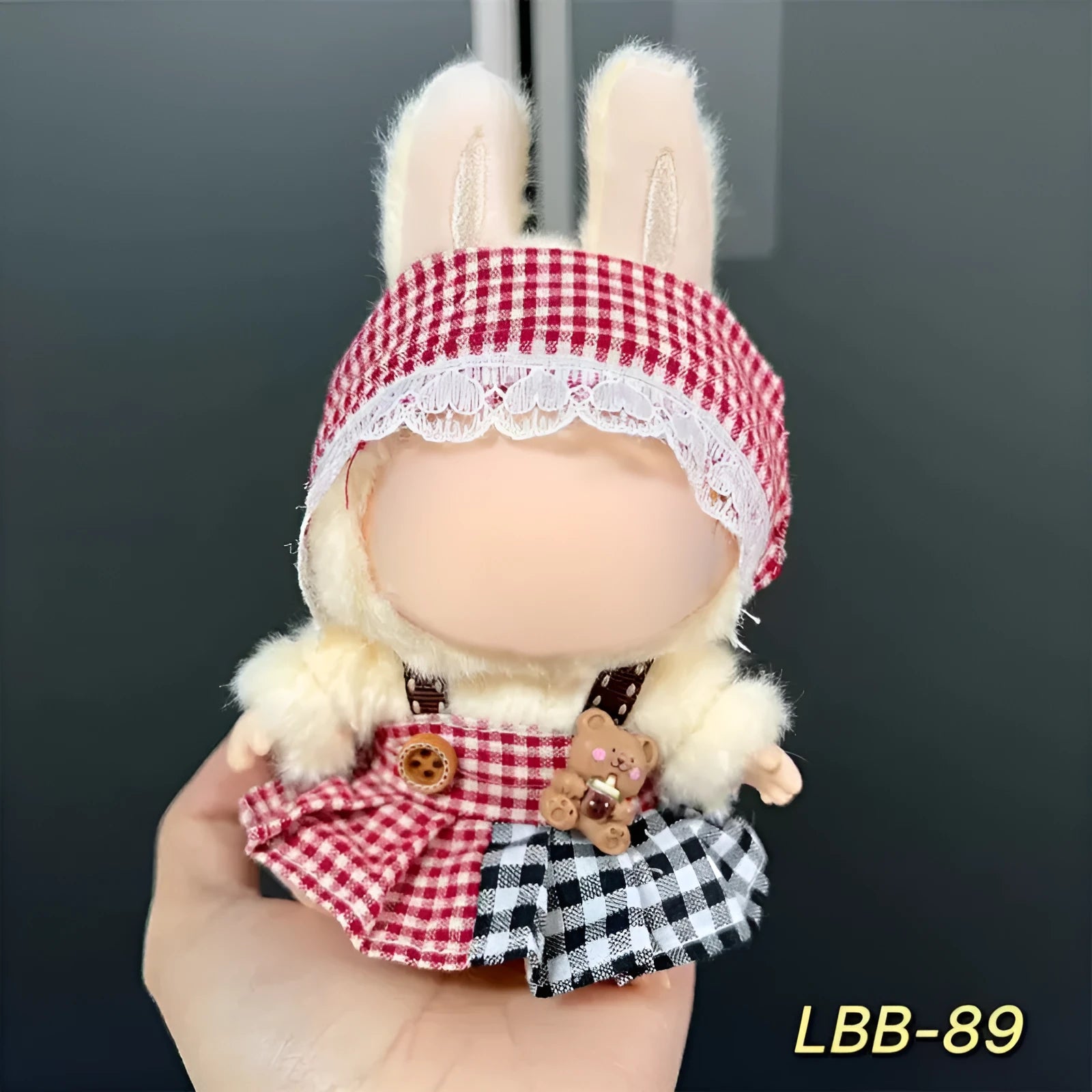 17cm vinyl figurine doll costume plastic clothing set for action figure display