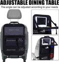 Black Oxford cloth car seat back storage bag for organising buggy accessories and baby essentials