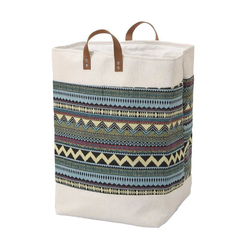 35x35x55cm fabric storage box for clothes and quilts in a choice of eight colour patterns.