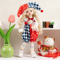 Dress-up doll clothes set in cloth fabric with ten colour options for teenagers aged 7-14