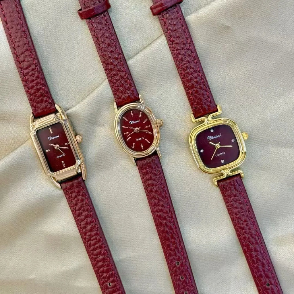 Chinese style alloy women's wristwatch with 8mm thickness and multiple dial design options