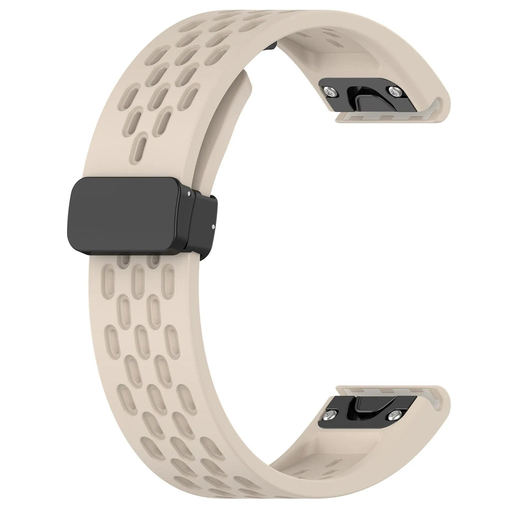 Quick release watch strap for Fenix 8 and Fenix 7 Pro in multiple colour options showing porous design.