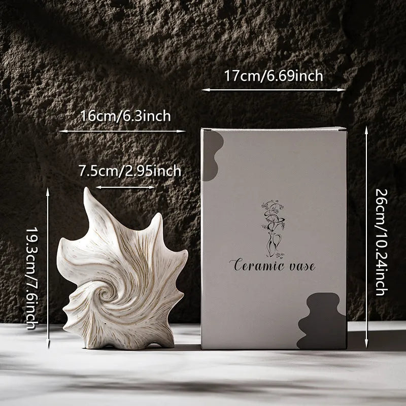 French art ceramic vase with coloured glaze finish in retro creative European style design