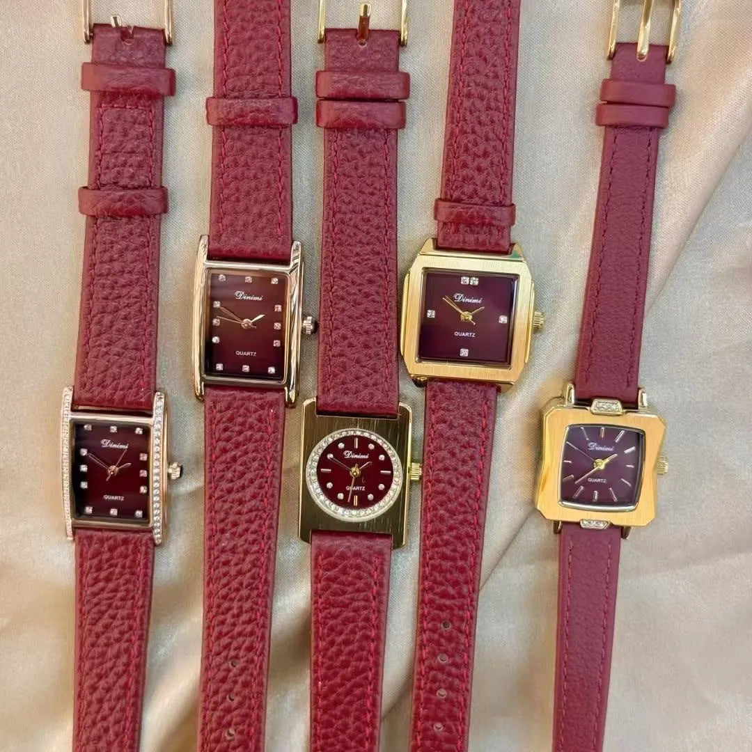 Chinese style alloy women's wristwatch with 8mm thickness and multiple dial design options