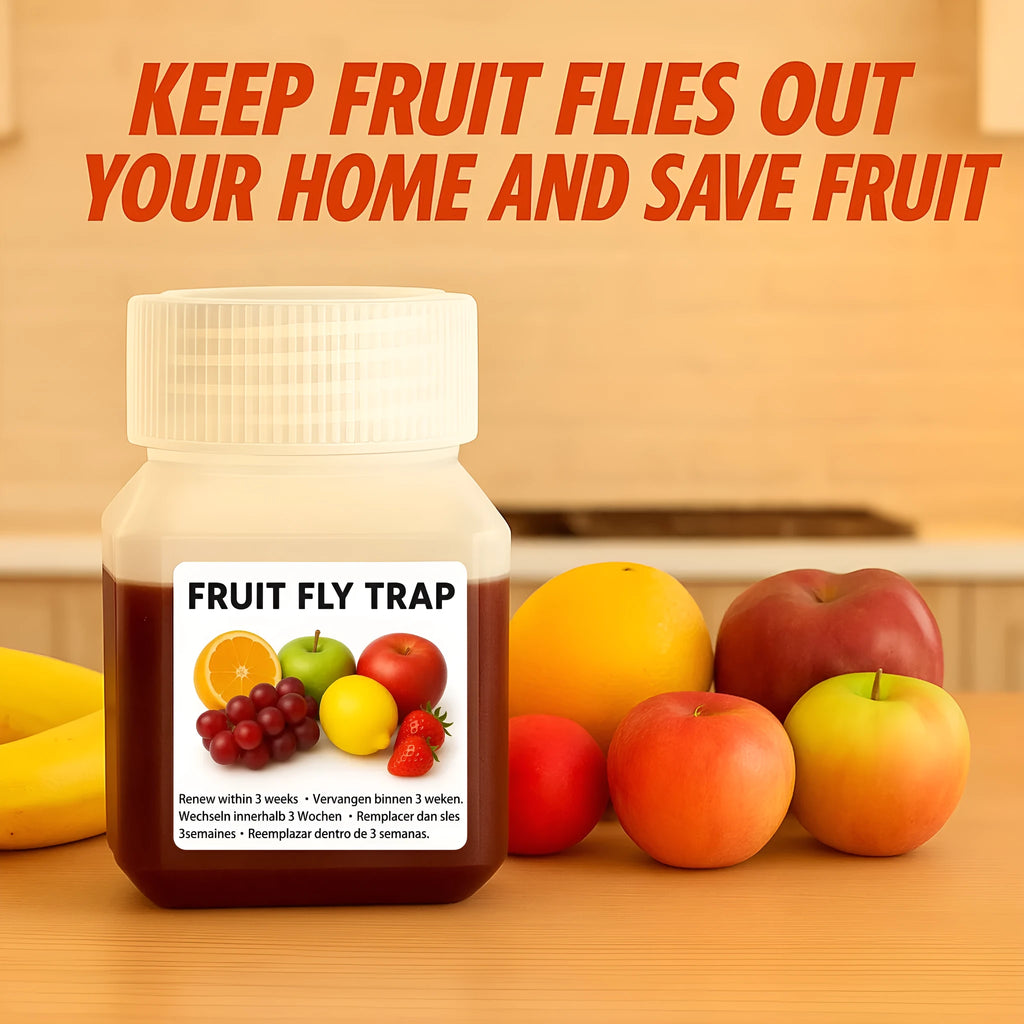 Fruit fly bait liquid bottle for indoor insect traps with multiple specification options