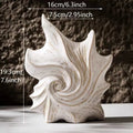 French art ceramic vase with coloured glaze finish in retro creative European style design