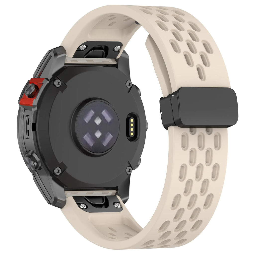 Quick release watch strap for Fenix 8 and Fenix 7 Pro in multiple colour options showing porous design.