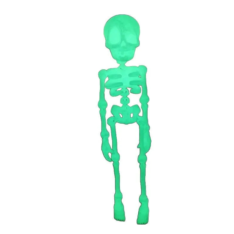 3D printed PLA skull refrigerator magnet ornament in modern art style