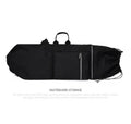 Waterproof nylon skate bag in camouflage colours with skateboard and fishing rod compartments