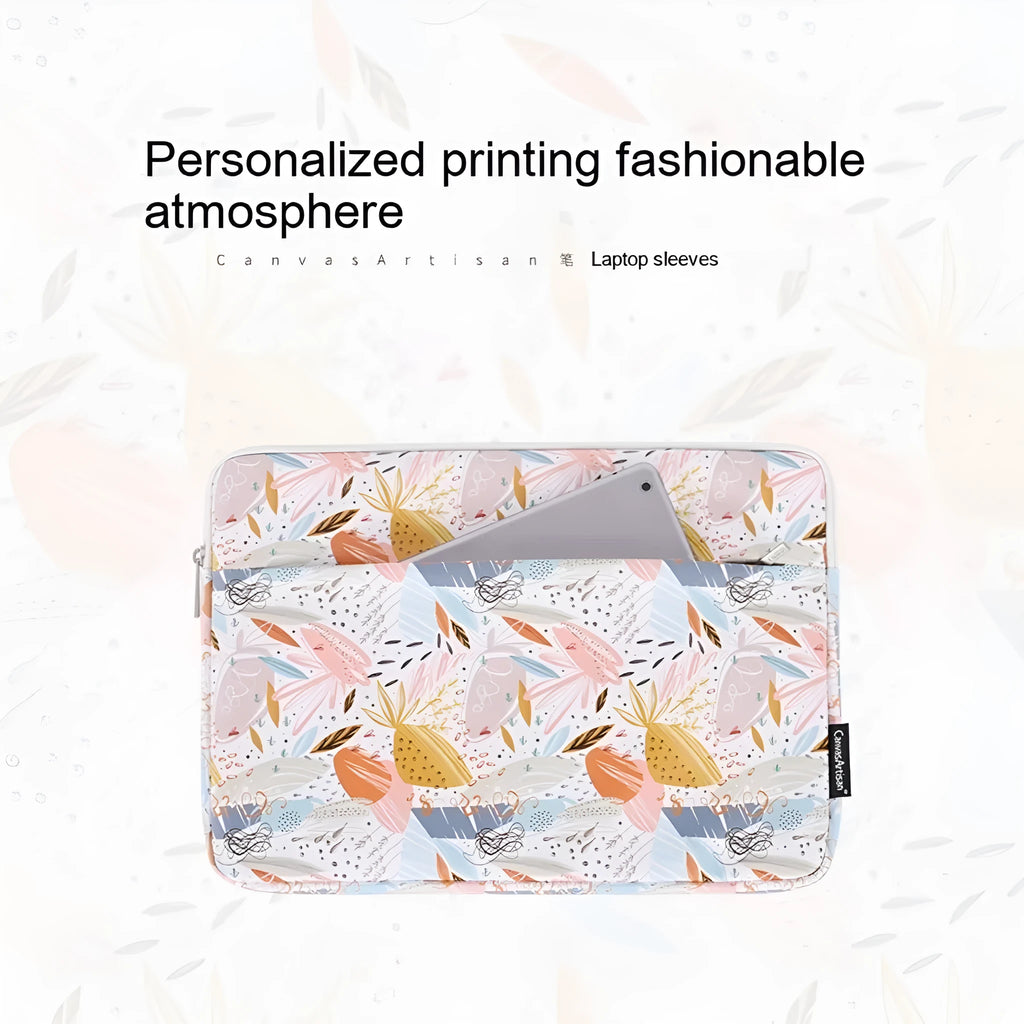 White PU leather waterproof laptop inner bag or sleeve for 14-inch computers