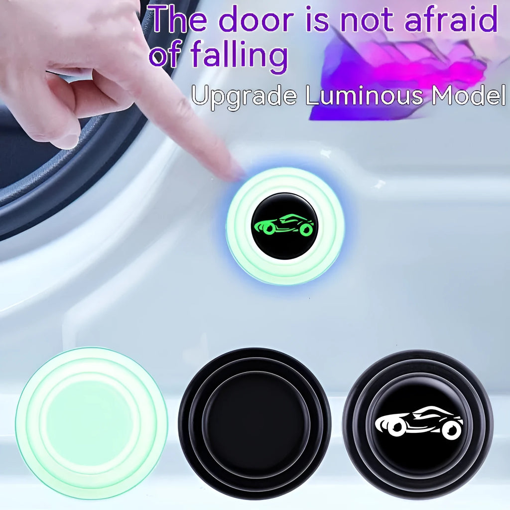 20mm black and luminous silicone car door shock pads for anti-collision protection