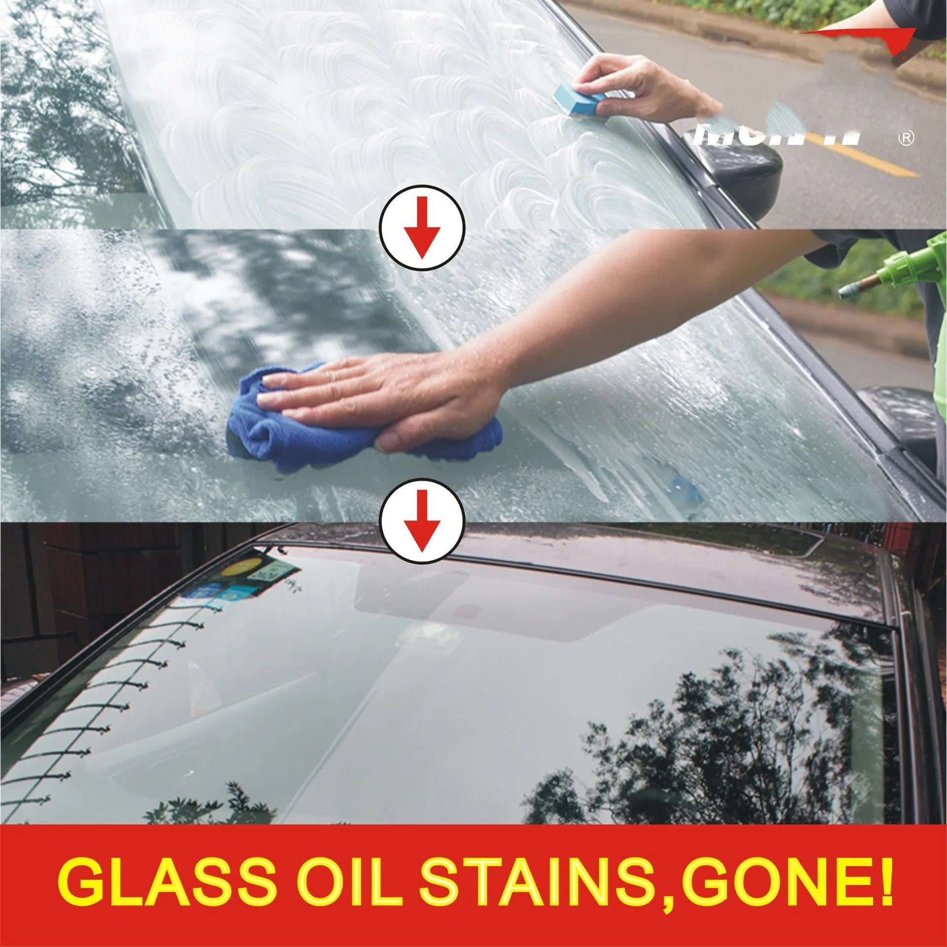 Automotive glass anti-fog spray 15ml with application bag for car windows
