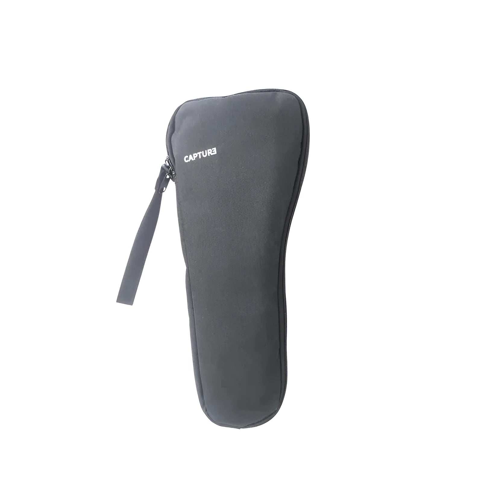 Black cloth storage bag for a mobile phone stabiliser and camera accessories.