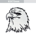 Aluminium car body sticker with animal motif for vehicle customisation