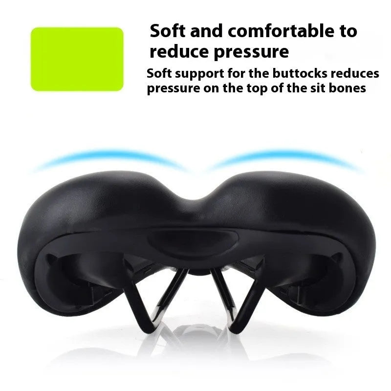 Bicycle seat cushion with hollow design, shown in colour 3147, dimensions 270mm by 180mm.