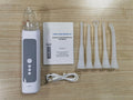 Milky white metal tonsil stone removal tool oral cleaning kit