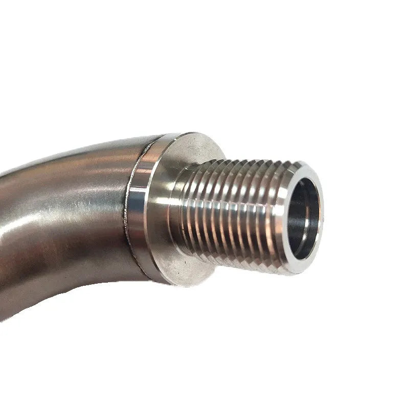 Car M18x1.5 temperature sensor adapter flow valve with gas flow cross-over sub connection