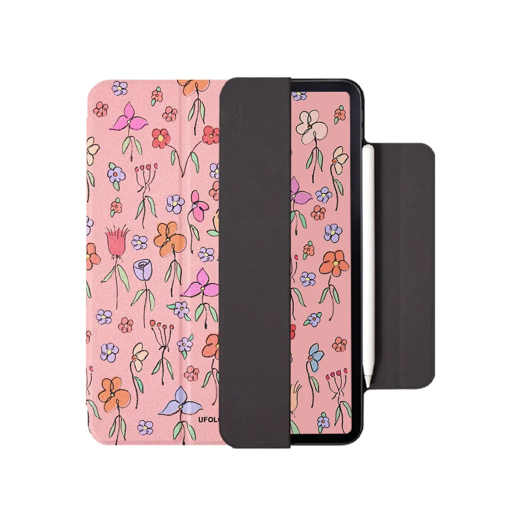 Magnetic suction flat protective sleeve for 10.9-inch iPad Air tablet in polyurethane