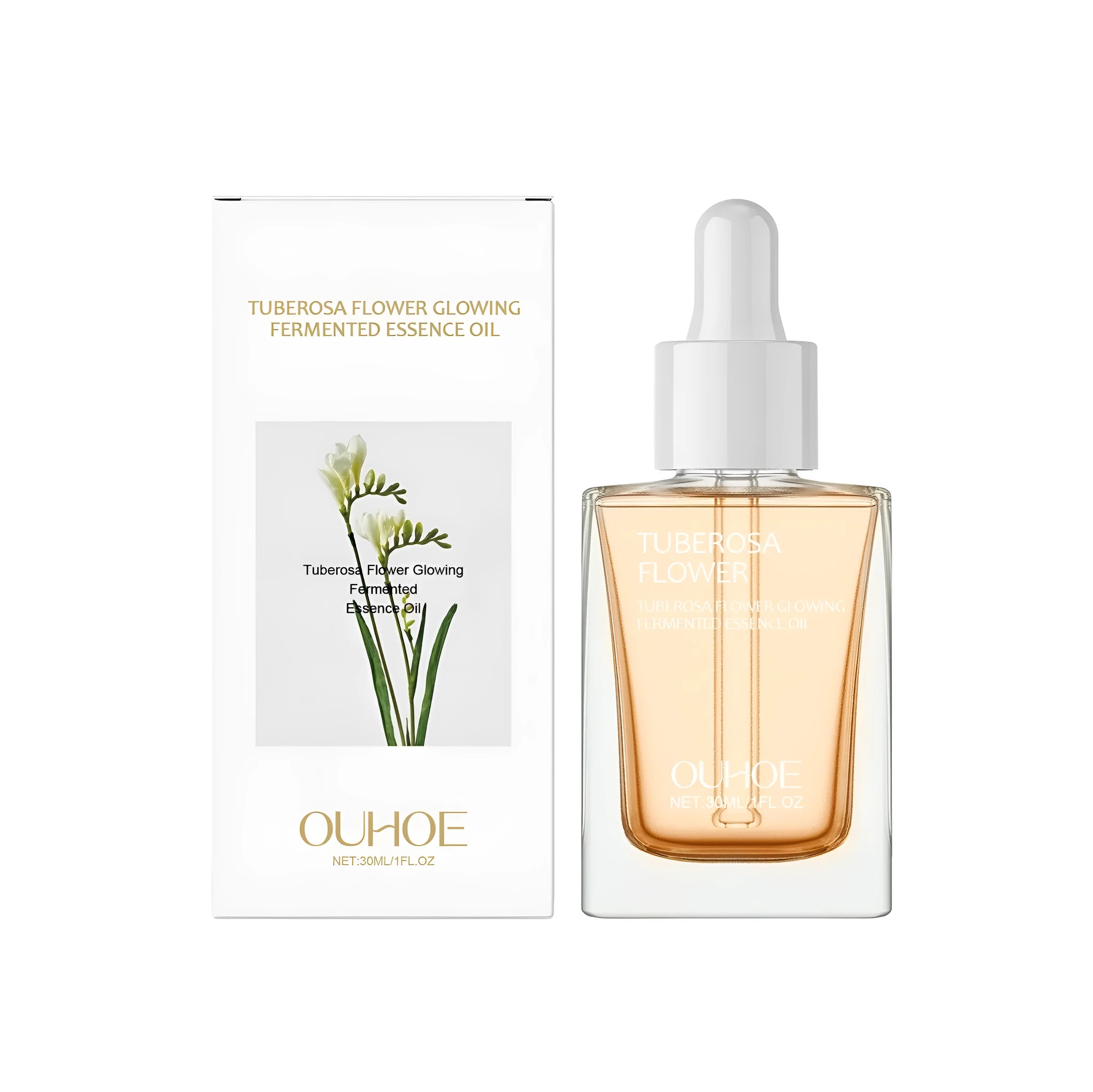30ml bottle of brightening and firming skin tightening oil with glycerin and vitamin E