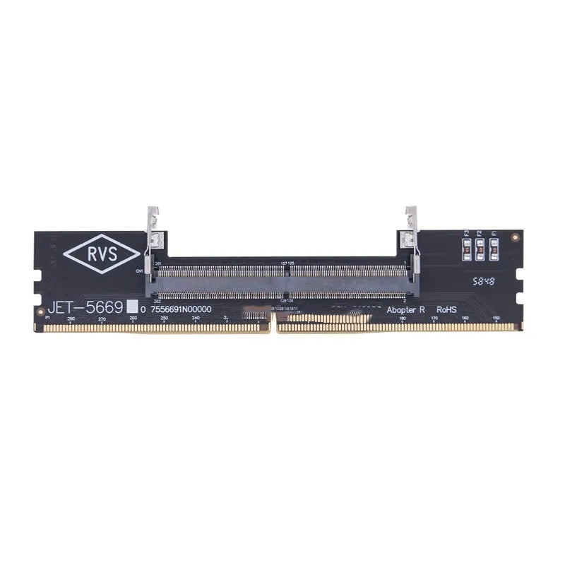 DDR4 laptop to desktop memory adapter card converting SO-DIMM to DIMM slot