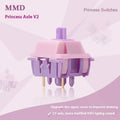 MMD Princess linear mechanical keyboard switch body for custom keyboard building