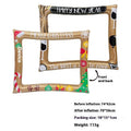Christmas inflatable photo frame PVC prop for festive photography and parties