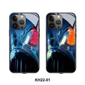 Smart luminous TPU tempered glass phone case for iPhone 14 Pro Max in Technology Fission XD-22-04 design