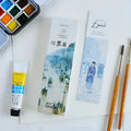 Creative art paper bookmark set 40x150mm 350g thick white cardboard 30 sheets assorted designs
