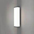 60cm tall outdoor wall light with stainless steel construction and polycarbonate components, wall-mounted with IP65 waterproof rating