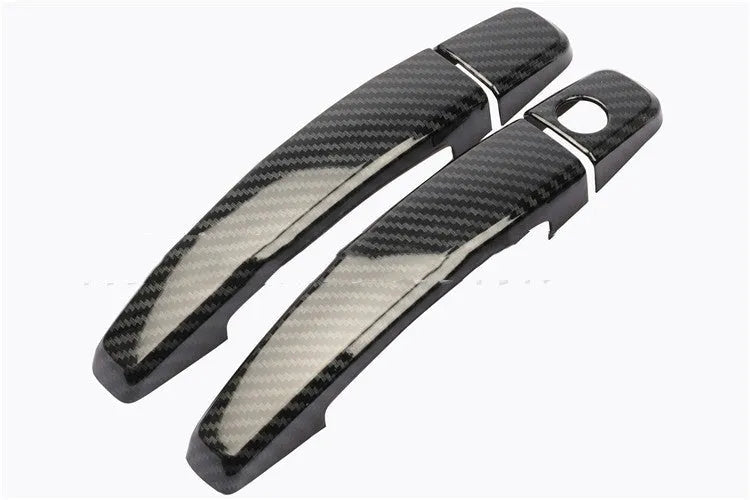 Carbon fibre pattern door handle cover for Opel Vauxhall Astra 2004-2015 models