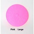 Rubber pet dog toy Frisbee flying disk in plastic, small size lake blue colour