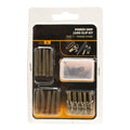 30 piece European carp fishing accessory set with anti-winding pipes, threaded hoses, rotation pieces and screws