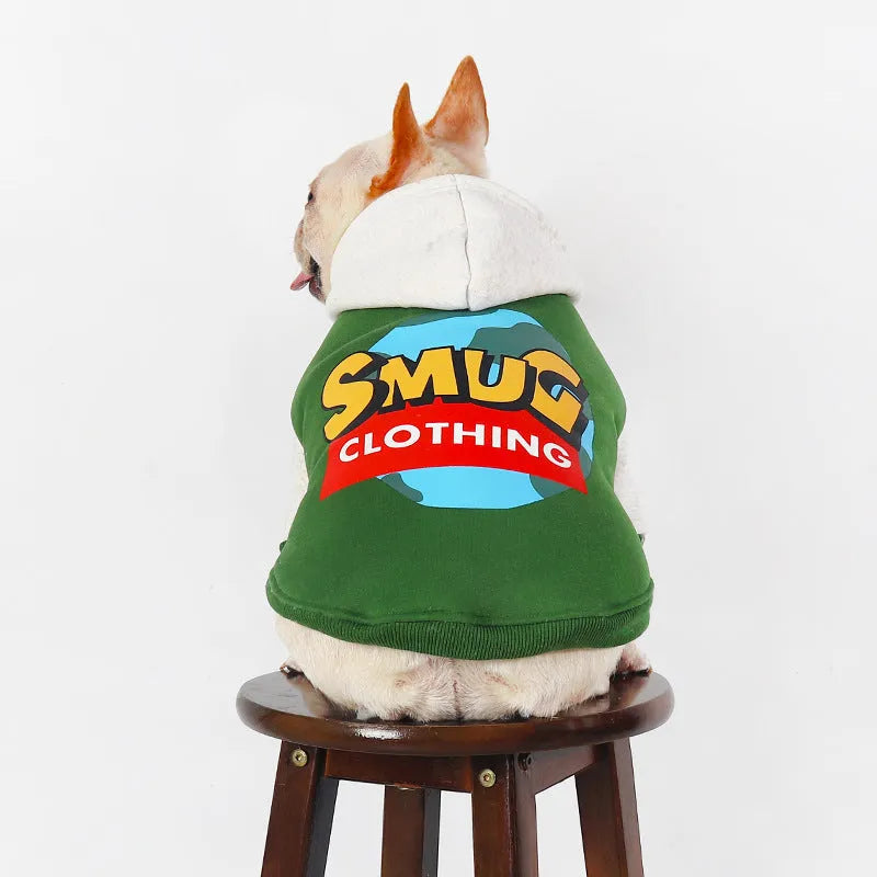 Green cotton dog winter coat for large breeds sizes L XL 2XL 3XL 4XL