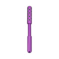 Purple handheld roller massage instrument with 24 germanium ceramic beads for facial and eye care.